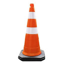 Cone de Sinalização Viária 75cm – Segurança, Durabilidade e Alta Visibilidade