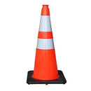 Cone de Sinalização Viária 75cm – Segurança, Durabilidade e Alta Visibilidade