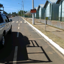 Pintura de demarcação viária a frio com tinta acrílica a base de solvente