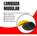 Lombada Modular Preta 4m + Acab Preto/amarelo + 36 Chumbador