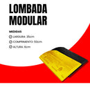 Lombada Modular Preta 4m + Acab Preto/amarelo + 36 Chumbador