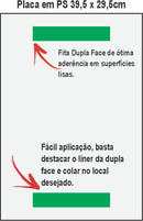 Placa Proibido Estacionar Carga E Descarga 40x30cm Ps 1mm