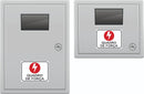 2 Adesivos Quadro De Força Sinalização Energia 20x15cm