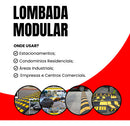 Lombada Modular Preta 4m + Acab Preto/amarelo + 36 Chumbador