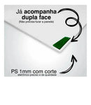 Placa De Aviso Extintor A B C Pó Químico Seta Para Baixo PS