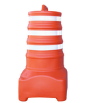 Cone de Sinalização Balizador Slim com 3 Faixas Refletivas – Alta Visibilidade e Versatilidade