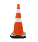 Kit 100 Com Cones de Sinalização Viária 75cm – Alta Performance para Grandes Obras e Eventos