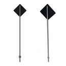 Poste para placas de trânsito - Cilíndrico - Aço galvanizado