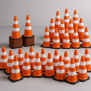 Kit Com 10 Cone de Sinalização Viária 75cm – Alta Visibilidade, Máxima Segurança e Resistência Profissional