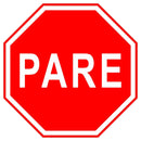 Placa de Pare (Parada obrigatória) R-1