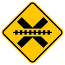 Placa passagem de nível sem barreira A-39