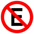 Placa Proibido Estacionar R-6a