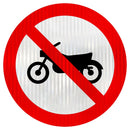 Proibido trânsito de motocicletas, motonetas e ciclomotores R-37