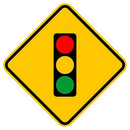 Placa semáforo à frente A-14