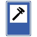 Placa de serviço auxiliar alimentação S-7