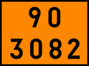 Placa De Numerologia 30X40 1,5mm